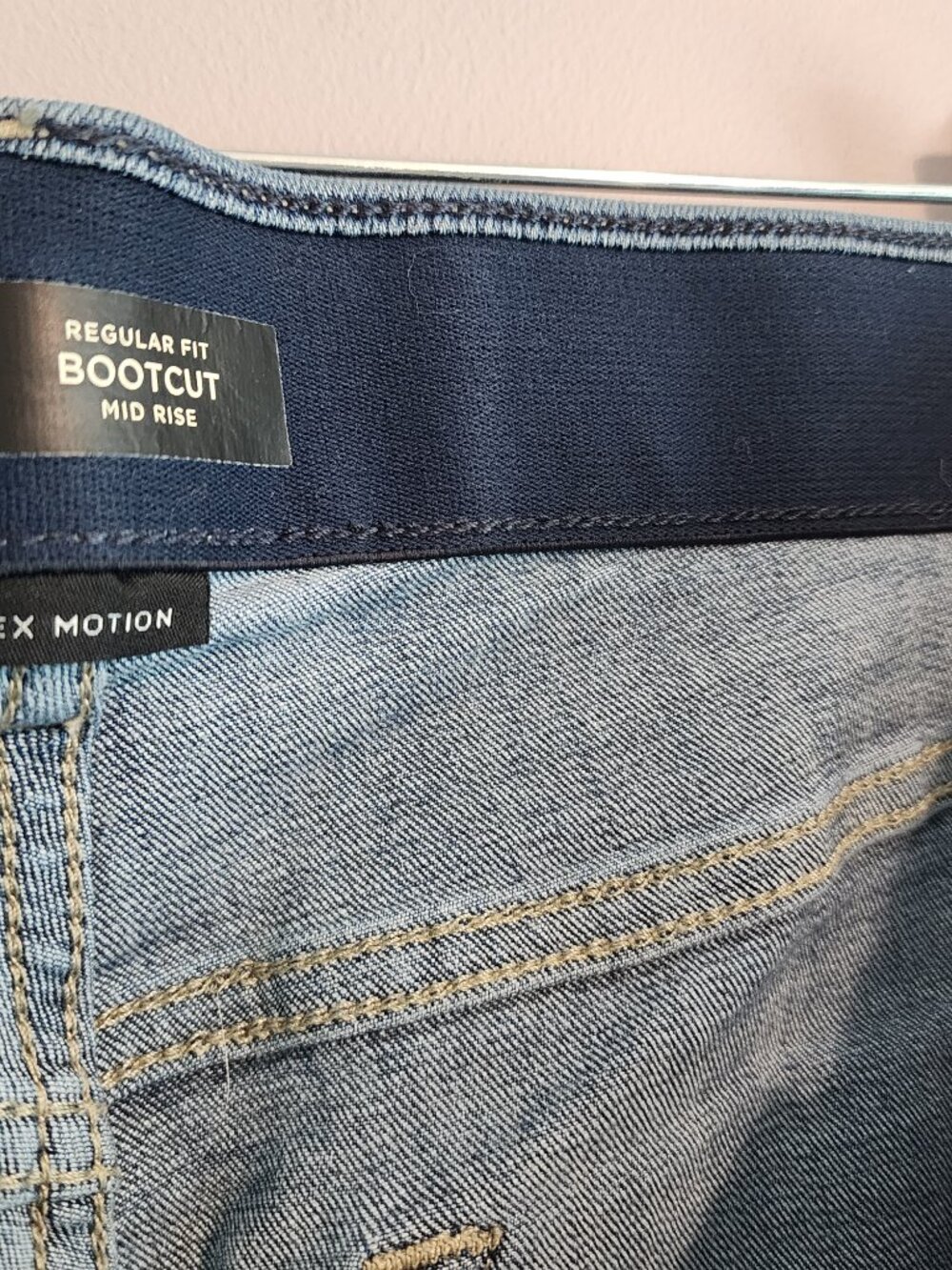 2/$25 Lee Flex Motion Mid Rise Regular Fit Bootcut Jeans Size 16 Long - Picture 10 of 10